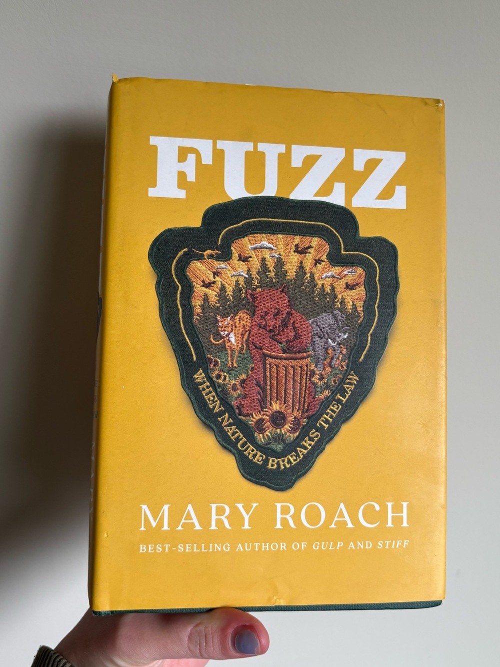 Fuzz hardcover book by Mary Roach